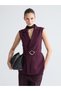 I Jacket with Stand-Up Collar, Women's Simple Vest from Freezen Store - 4