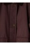 Trendy Picks from Kübra Butik: Velvet Stand-Up Collar Girls' Water-Repellent Jacket - 6