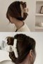 Women's Xl 5-Piece Large Size Plush Furry Elegant Winter Peg Plush Buckle - 3