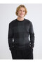 Quality Parts from Çelebi Store Zero Roba Yaka Checked Men's Knitwear Sweater - 2