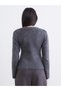 From UZG STORE: A Women's Fuzzy Knit Sweater with a Stand-Up Collar for Fashion-Conscious Women - 5