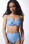 Blue Twist Underwire Bikini Top - 5
