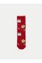 A Set of 5 New Year's-Themed Girls' Ankle Socks from UZG STORE for Fashion-Conscious Girls - 5