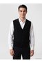 Standard Fit V Planting Men's Knitwear Vest for Style Enthusiasts from Uzg Store - 2