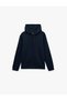Brushed Long-Sleeve Basic Hooded Sweatshirt - 6