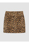 Leopard Pattern A-Line Crepe Skort for Style-Conscious Shoppers from UZG STORE - 7