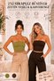Women's Strapless Bustier – Stylish, Body-Hugging, Stretchy Fabric - 7