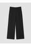 Alita City Lcw Vision Black Loose Fit Women's Pleated Fabric Pants with a Difference - 5