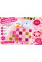 No:118 Pink Beaded Jewelry Making Kit in a 24-Cell Box - with 2 Bead Needles