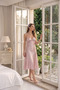Satin Nightgown and Robe Long Set-Bridal & Honeymoon Collection - 4