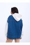 Back Denim Sweatshirt - White - 3