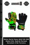 Deluxe Series Youth Active GK-300 Goalkeeper Gloves, Hybrid with Finger Protection, Size 6, Orange