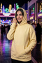 Creamy Cloud Hoodie (Light Beige) - Plain Oversize - 5