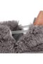 Furry Furry Gray Fur Barefoot Booties (Gift Set) - 7
