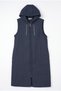 Quilted Hooded Long Women's Vest - 8
