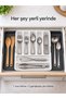 Mega XL Double Winged Kitchen Drawer Cutlery Holder & Organizer, Expandable with 9 Compartments - 3