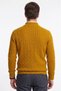 Dramen Yellow 100% Cotton Zippered Knitwear - 4
