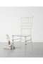 Clear Acrylic Dining Chairs Set of 4 , Modern Transparent Banquet Chairs with Soft White Cushions for Kitchen, Dining Room, and Events - 2