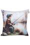 BOY FISHERMAN JACQUARD-WOVEN TAPESTRY DECORATIVE PILLOW 45×45 cm - 2