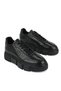 , Men's Genuine Leather Sneakers 1631071Z24212 Black - 4