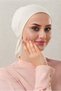 Hijab Stitched Combed Cotton Bonnet Non-Slip Cotton Bonnet Green - 2