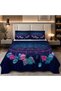 Premium Quality Flannel Bedding 3Pcs, Boho Style Decorative Bed Set - 2