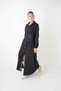 Modal Fabric Buttoned Dress - Dark Blue - 2