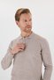 Polo Neck Woolen Men's Knitwear Sweater - 5
