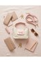 Pink and Cream Bag with Bow Detail - GEN01 - 3