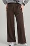 Piped Pique Pants—Brown