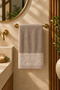 Sage Leaf-Patterned Hand Towel (30 x 50 cm) - 2