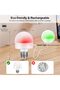 2 Pack Rechargeable E27 LED Light Bulbs, Battery Operated Bulbs with Remote - 3