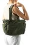 Waterproof Multi-Compartment Shoulder Bag with Long Straps 242