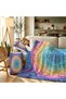 Boho Pattern Flannel 3Pcs Bedding Set, High Quality Flannel Bed Covers - 4