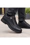 Fully Orthopedic Rubber Non-Slip Sole, Zipper-Closure, Genuine Leather Men's Winter Shoes