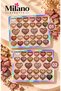 24-Piece Patterned Glittery and Glittery Eyeshadow Palette – Glittery & Glittery Eyeshadow – Available in 01 / 02 Colors