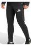 Men's black cotton casual jogger sweatpants, comfortable fit, with pockets.