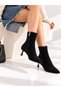 Women's Pointed Toe Zip-Up Pencil-Style Stiletto Boots - 3