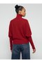 10902 Wool Blend Turtleneck Draped Sweater - 4