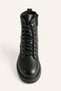 Women's Black Leather Winter Boots with Thick Soles, Everyday Style, Tr01Mk05E. - 7