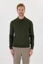Polo Neck Woolen Men's Knitwear Sweater