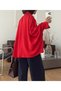 Batwing Sleeve Blouse - 6198 - Red (Pre-Order) - 2