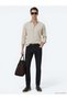 Ecru Solid Regular Fit Long-Sleeved Woven Cotton Blend Shirt 10153128-520 - 3