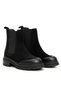 Genuine Suede Leather Black Women's Chelsea Boots - ZB872 - 2
