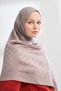 SOLEA JACQUARD NORA PATTERNED SHAWL - ASH
