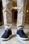 Men's Lace-Up Linen Casual Sneakers with Orthopedic Lining, Non-Slip Outsole, and Comfortable Fit - 2