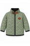 Boys' 3-Piece Fall Outfit Set: Star-Quilted Zipper Jacket and Jeans, Ages 1–3 - 3