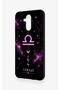 Huawei Mate 20 Lite Compatible Libra-Themed Patterned Silicone Case - 4