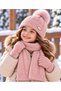 4-8 Years Girl's Scarf Beanie Gloves Set of 3 - 3