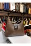 New Season Women's Baguette Bag: Faux Leather Casual-Chic Shoulder Bag - 5